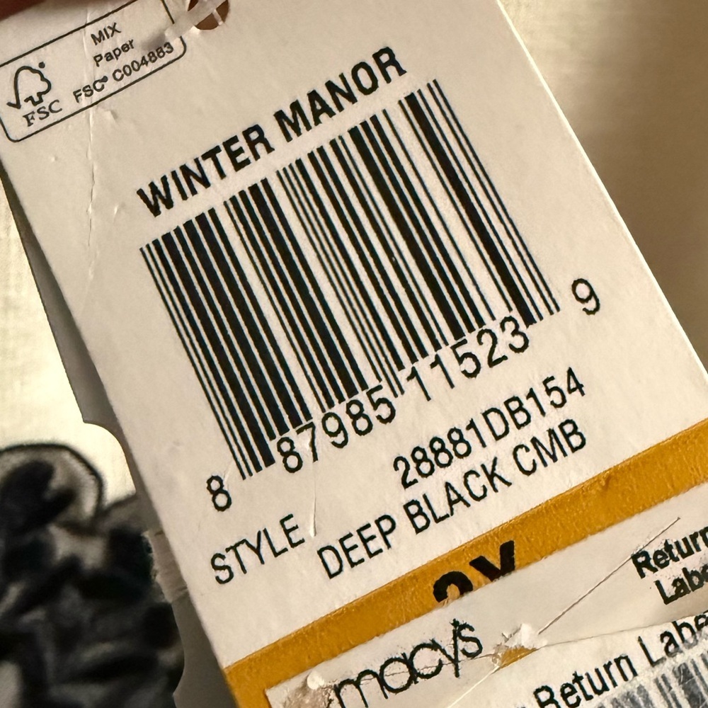 Macy’s Charter Club Open Front Cardigan With Lace Trim Size 3X - Picture 7 of 13